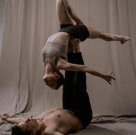 Partner yoga exercises for labor preparation