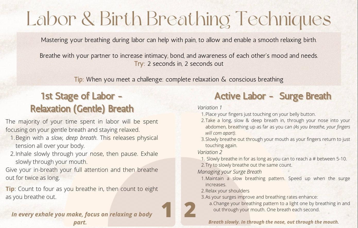 Practical Breathing Strategies for a Smoother Delivery